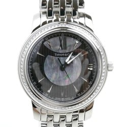 TIFFANY&Co. Tiffany Mark Bezel Diamond Watch Battery Operated Z0046.17.10B90A00A Men's