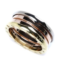 BVLGARI Bulgari K18YG/PG/WG B-ZERO1 3-Band Perfect Mistake Ring 352929 Size 17 58 10.8g Unisex