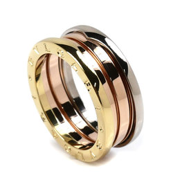 BVLGARI Bulgari K18YG/PG/WG B-ZERO1 3-Band Perfect Mistake Ring 352929 Size 17 58 10.8g Unisex