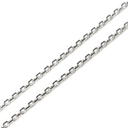 Van Cleef & Arpels K18WG White Gold Alhambra Necklace VCARP9XG00 6.9g 42cm Women's