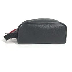 Christian Louboutin 1205142 Blaster Bag with Strap Clutch Pouch Second Leather Men's Black