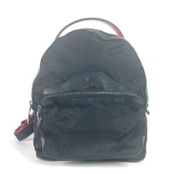 Christian Louboutin Star Studs Backpack Nylon Men's Black