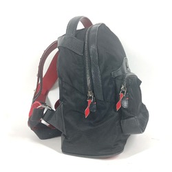 Christian Louboutin Star Studs Backpack Nylon Men's Black