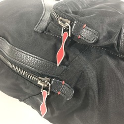 Christian Louboutin Star Studs Backpack Nylon Men's Black