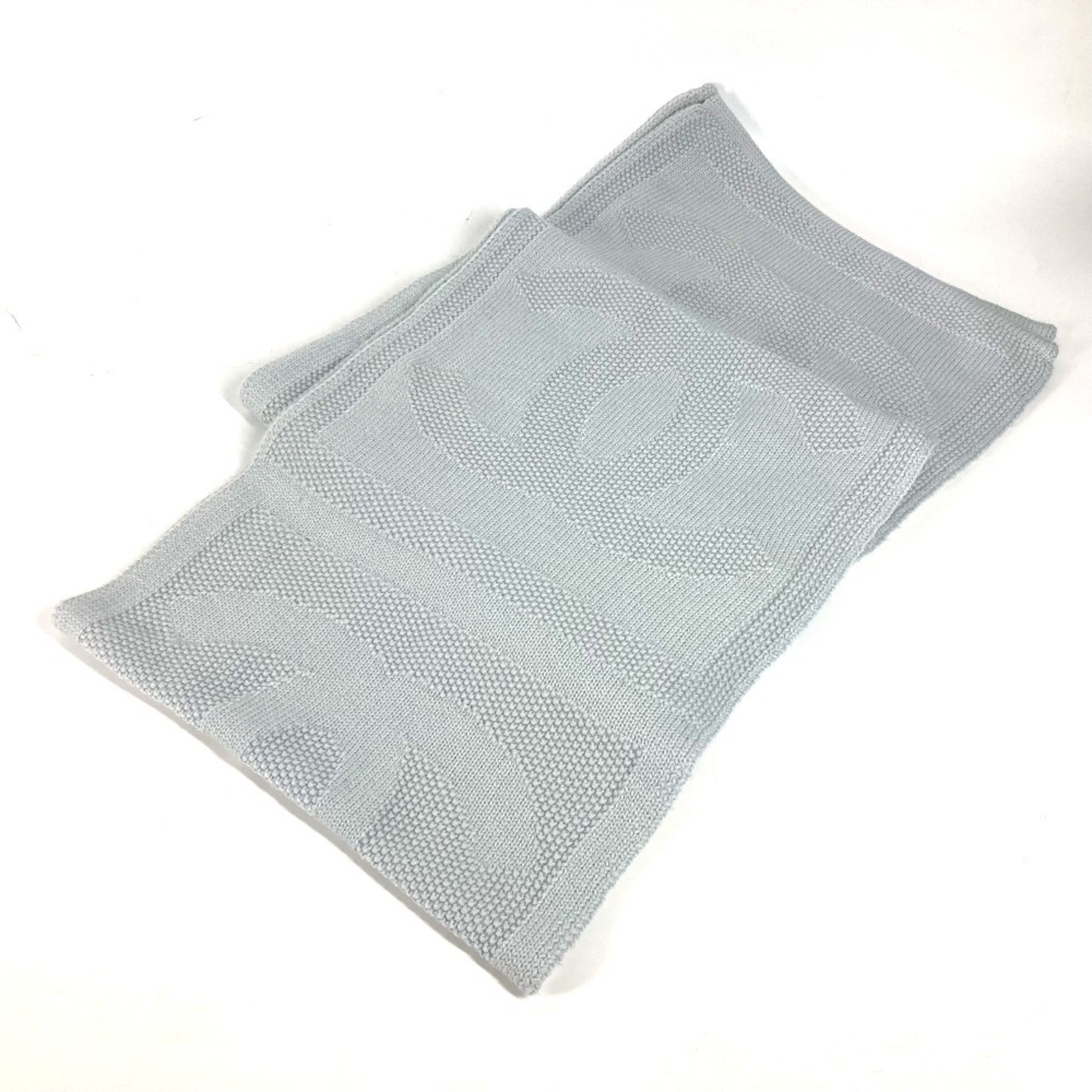 CHANEL Wool Scarf for Women, Light Blue