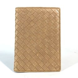 BOTTEGA VENETA Bottega Veneta Intrecciato Cover Stationery Passport Case Leather Men's Women's Beige