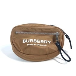 BURBERRY 8014520 Belt bag, waist pouch, cross body nylon, men's, women's, brown