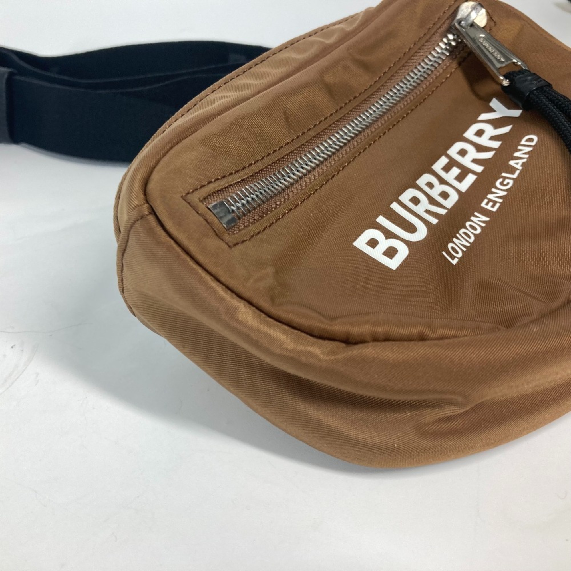 BURBERRY 8014520 Belt bag, waist pouch, cross body nylon, men's, women's, brown