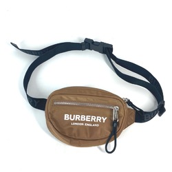 BURBERRY 8014520 Belt bag, waist pouch, cross body nylon, men's, women's, brown