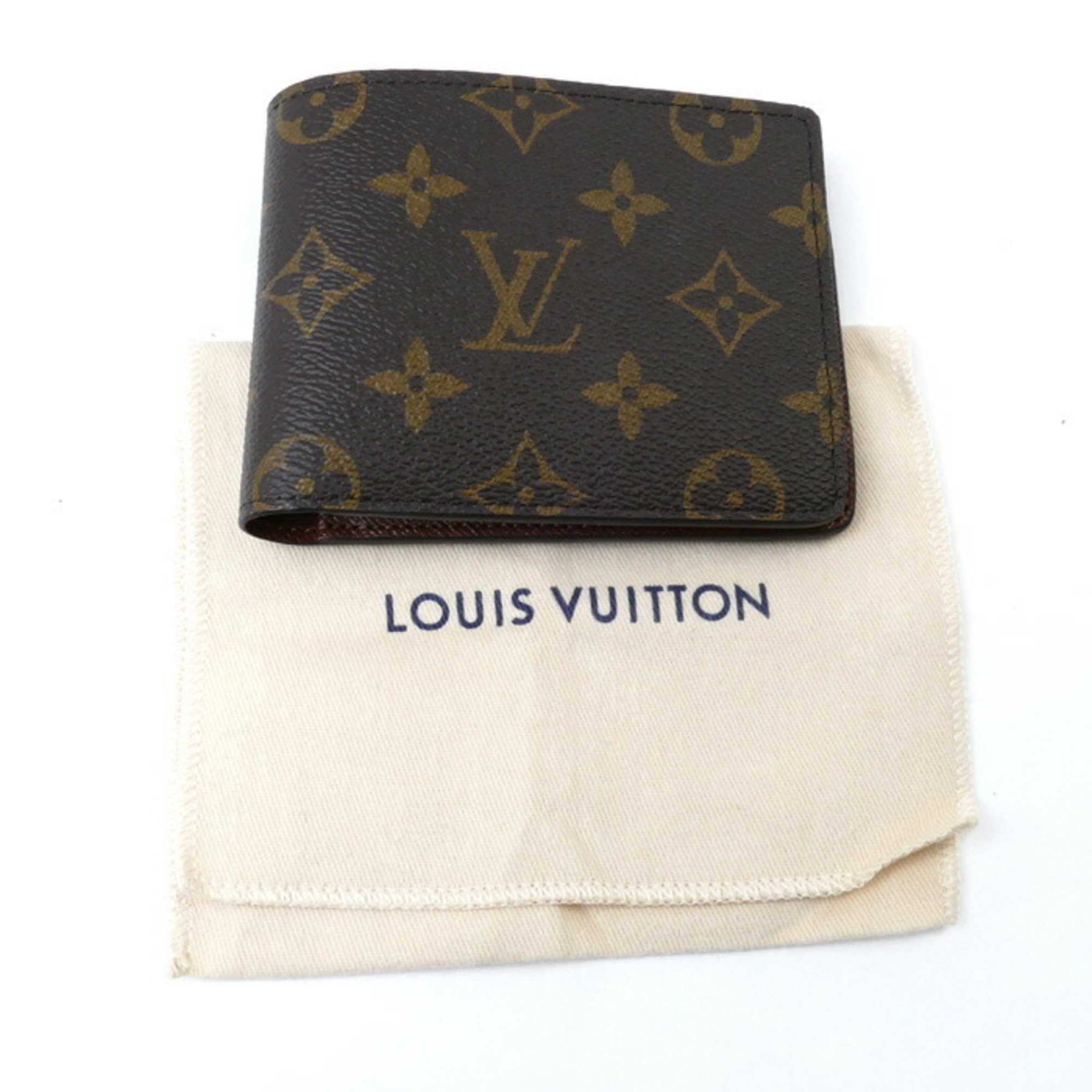 LOUIS VUITTON Louis Vuitton Portefeuille Multiple Bi-fold Wallet Monogram M60895 Men's