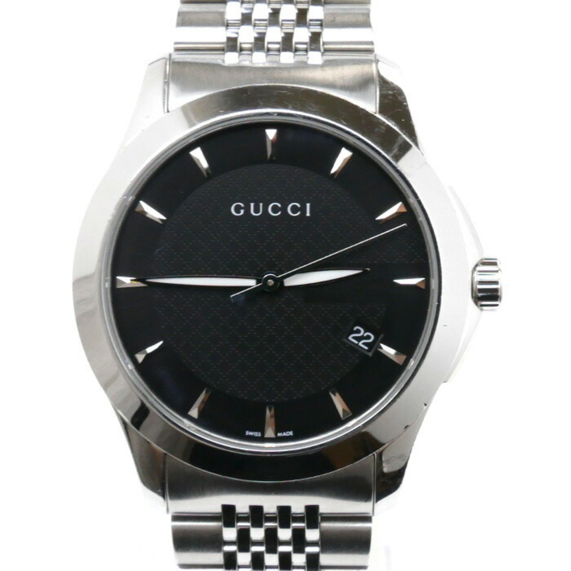 GUCCI G Timeless Battery-powered Watch YA126402 Men's