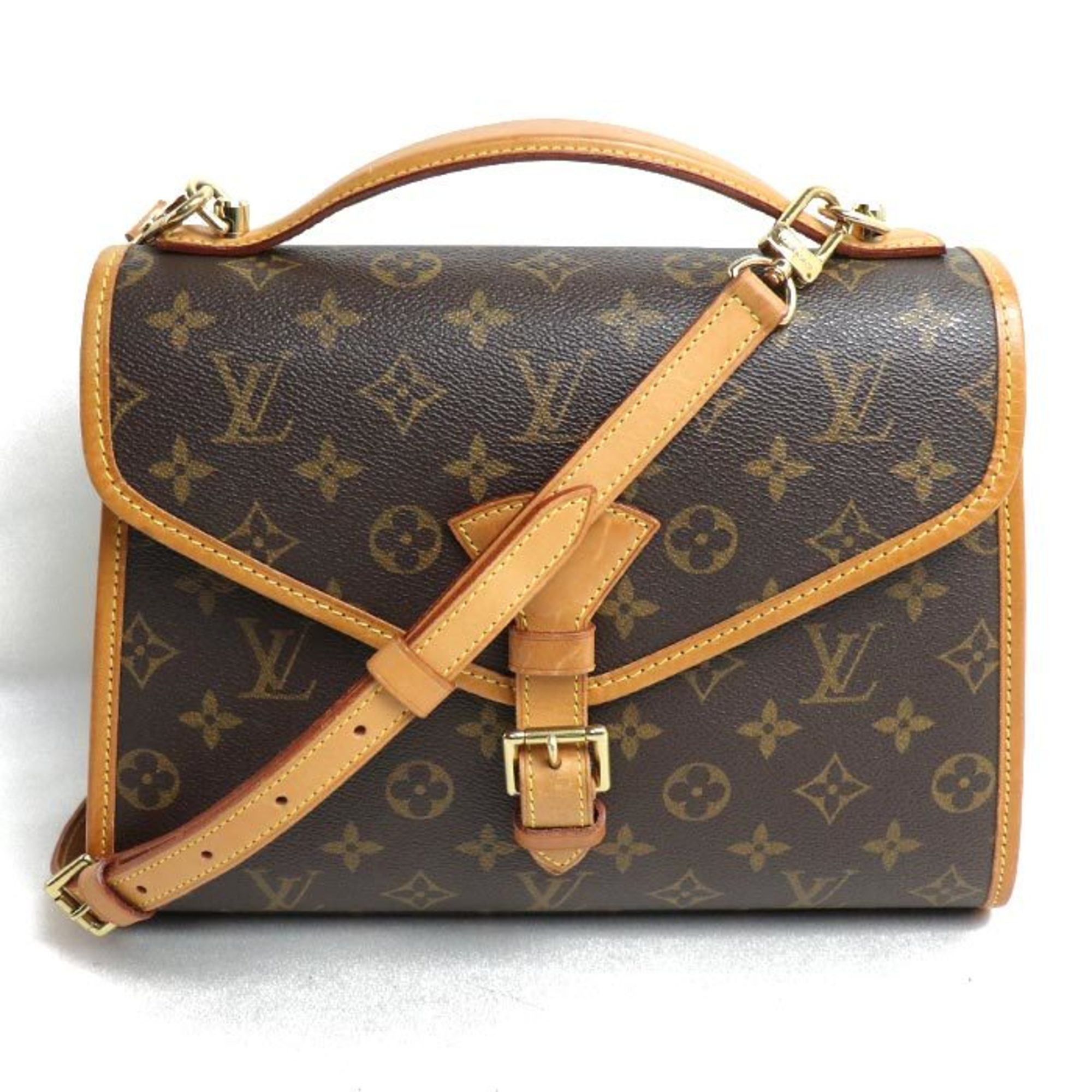 LOUIS VUITTON Bel Air 2-Way Shoulder Bag Monogram Brown M51122 Women's