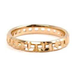 TIFFANY&Co. Tiffany K18PG Pink Gold T True Narrow Ring, Size 16.5, 3.5g, Women's