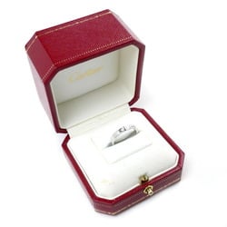 CARTIER Pt950 Platinum Ballerina Curve Wedding 3P Diamond Ring B4092949 Size 9 49 2.9g Women's