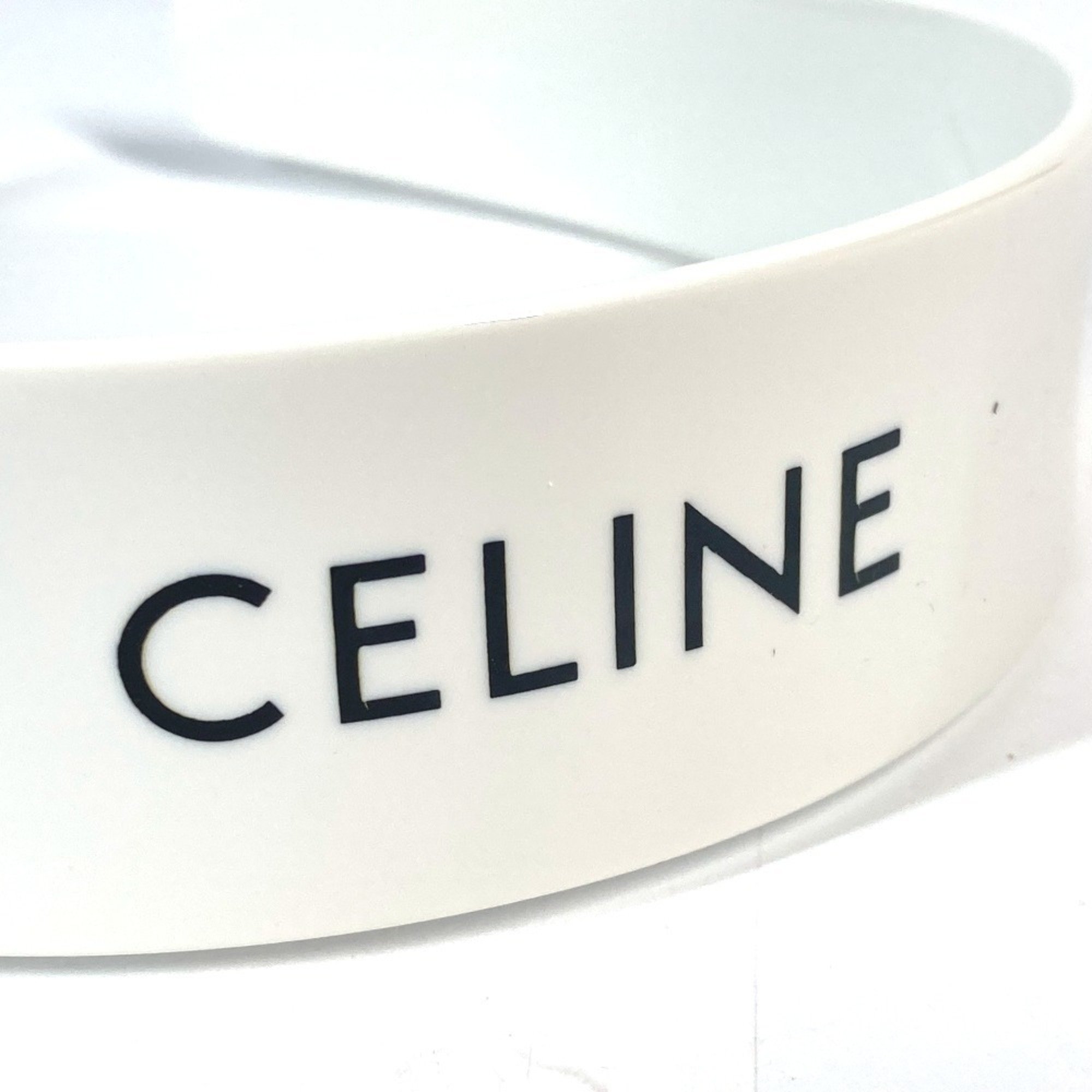 CELINE Headband, Hair, Plastic, Women's, White