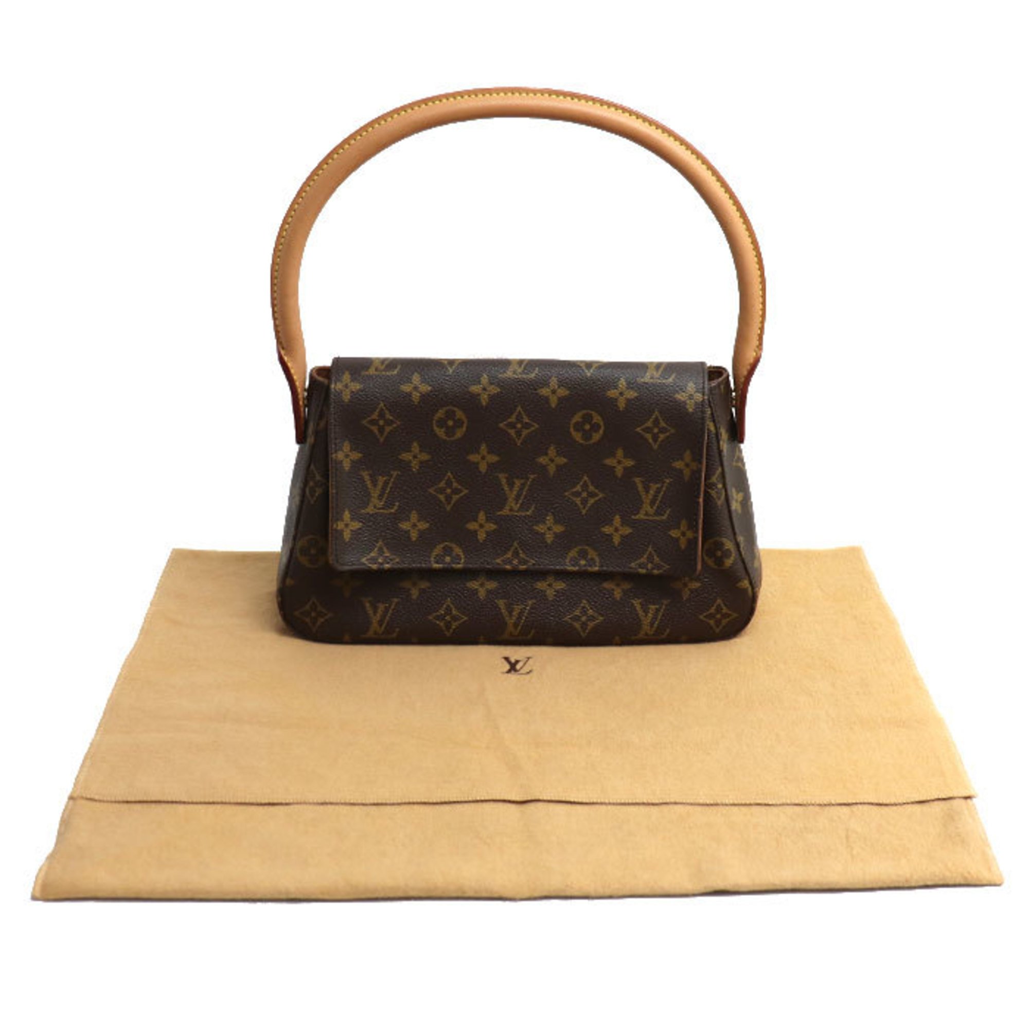 LOUIS VUITTON Louis Vuitton Looping Shoulder Bag Monogram M51147 Women's