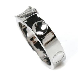 LOUIS VUITTON Louis Vuitton K18WG White Gold Berg Empreinte LV Ring Q9K97G Size 13 53 6.3g Women's