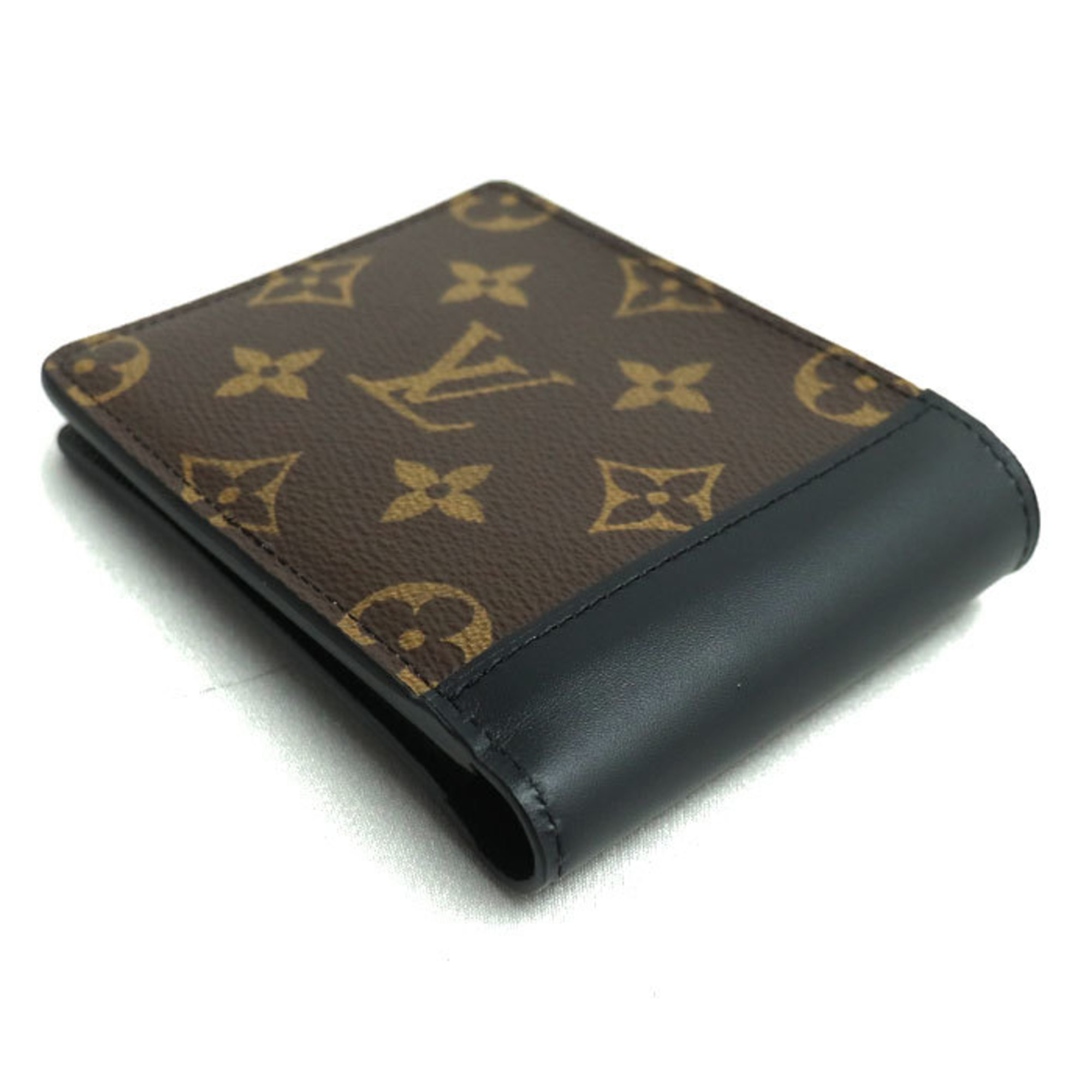 LOUIS VUITTON Louis Vuitton Portefeuille Multiple Bi-fold Wallet Monogram Macassar M69408 Men's