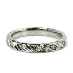 Chaumet Pt950 Platinum Torsade 8P Diamond Ring 082724 Size 6 46 3.6g Women's