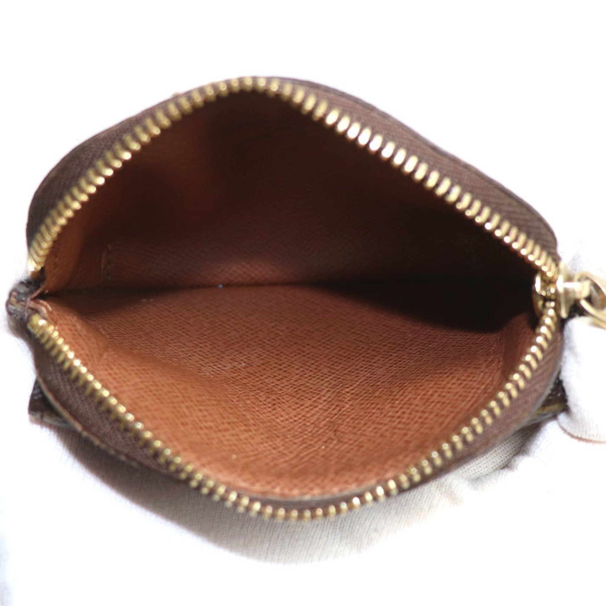 LOUIS VUITTON Louis Vuitton Portemonnay Schilling Coin Case Brown M60025 Women's