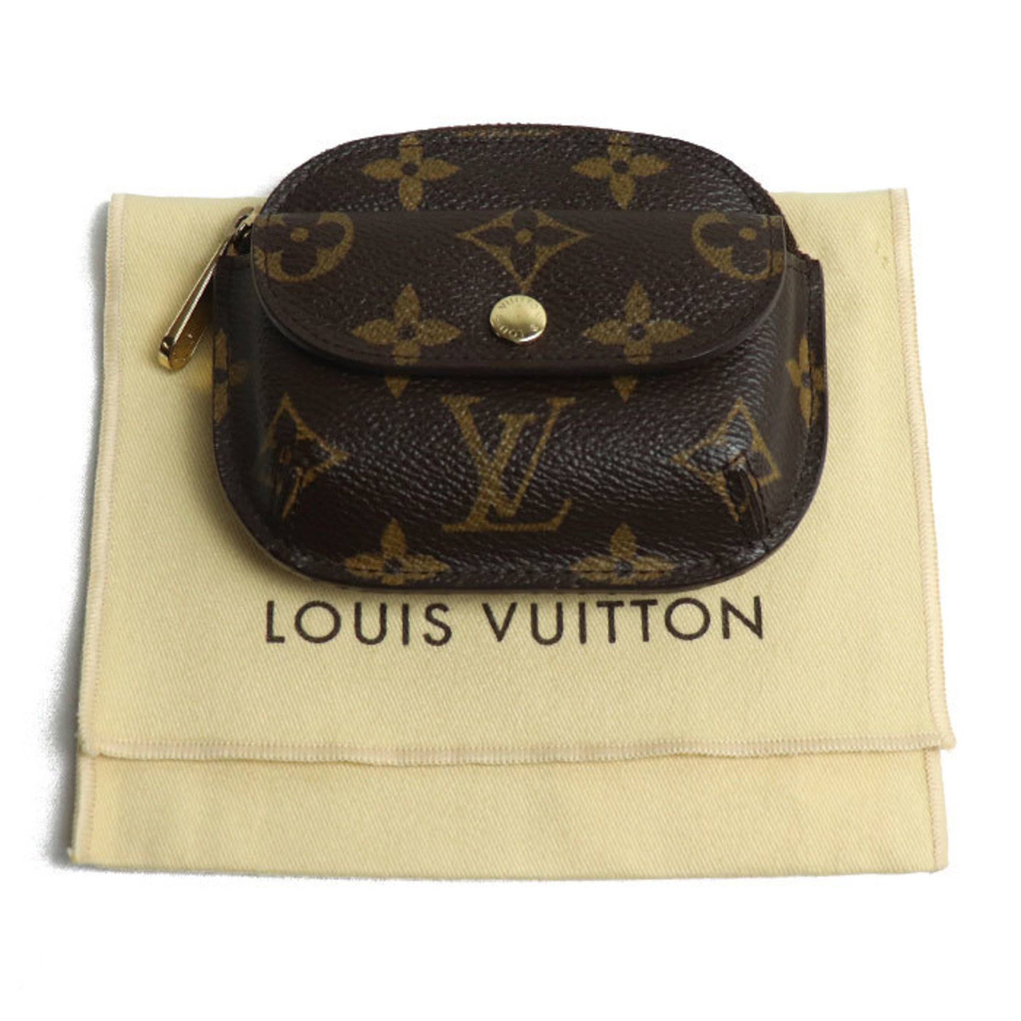 LOUIS VUITTON Louis Vuitton Portemonnay Schilling Coin Case Brown M60025 Women's