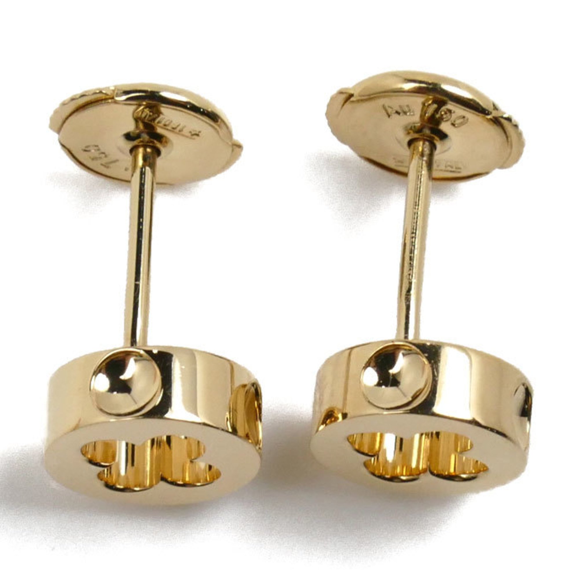 LOUIS VUITTON Louis Vuitton K18YG Yellow Gold Earrings Empreinte Q96578 2.9g Women's