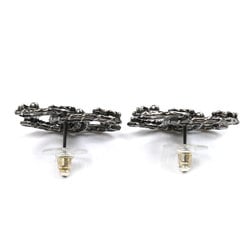 CHANEL Metal Coco Mark Camellia Earrings for Women