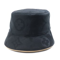 LOUIS VUITTON Louis Vuitton Bucket Hat Daily Glam Black Beige M7164M Women's