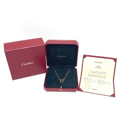 CARTIER Cartier Love Circle Diamond Necklace Accessory K18PG Ladies Gold