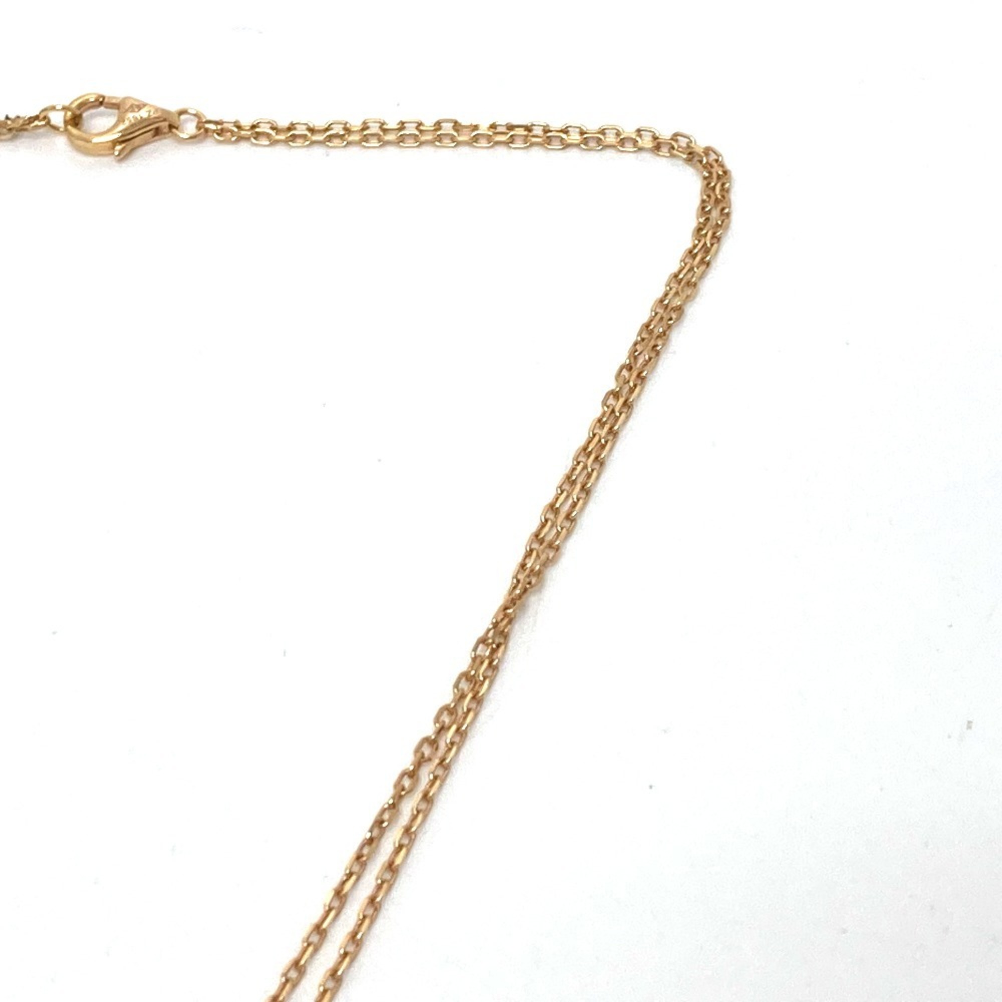 CARTIER Cartier Love Circle Diamond Necklace Accessory K18PG Ladies Gold