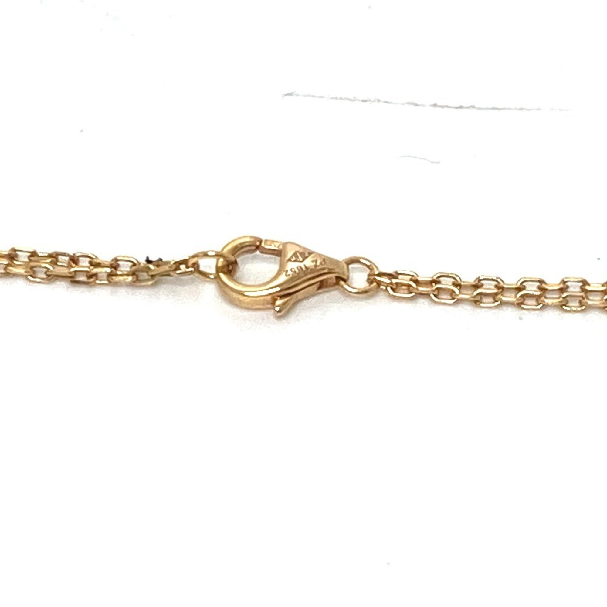 CARTIER Cartier Love Circle Diamond Necklace Accessory K18PG Ladies Gold