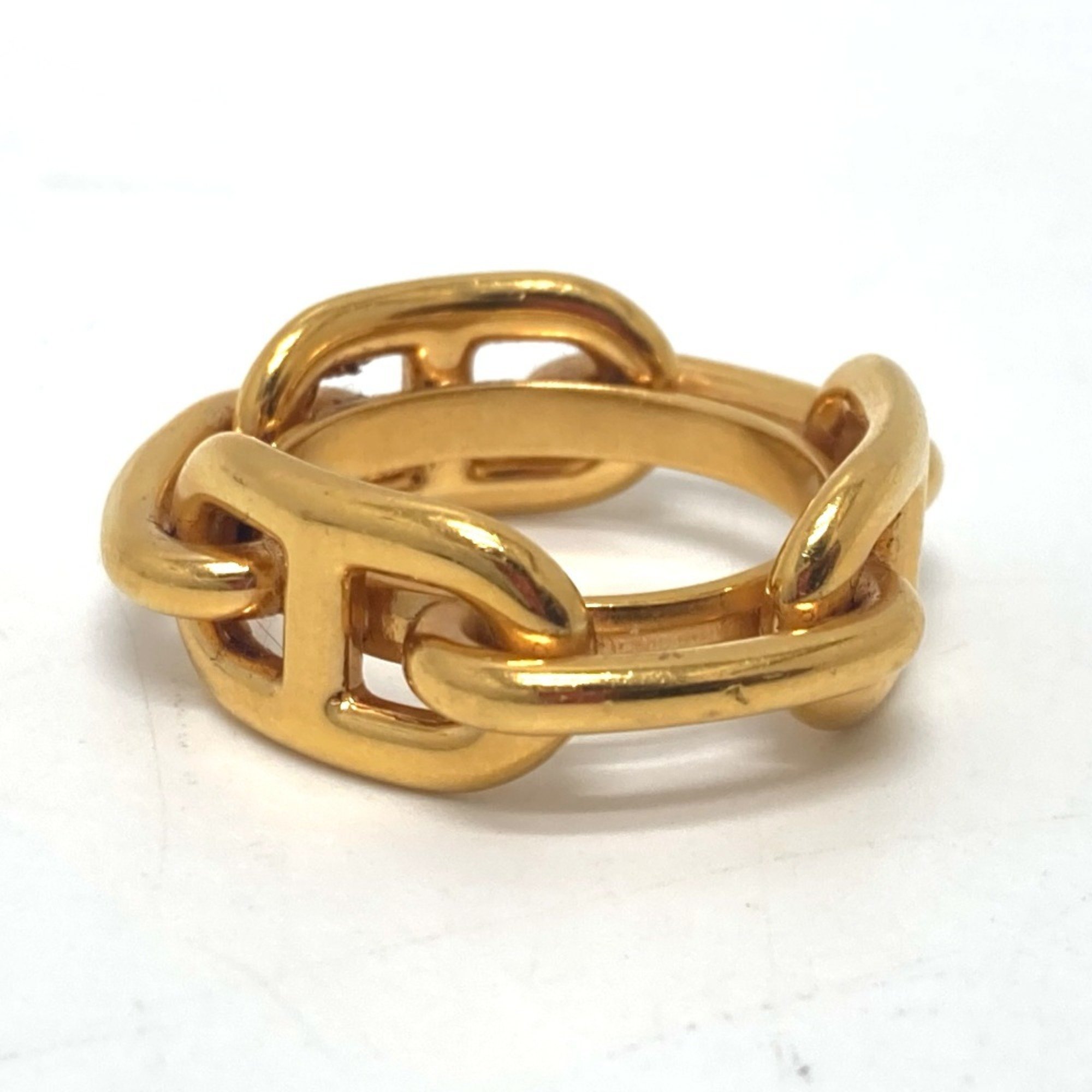 HERMES Chaine d'Ancre scarf, scarf ring, metal, women's, gold