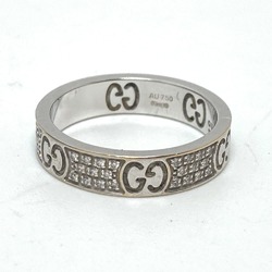 GUCCI Gucci Diamond Icon Stardust Ring Accessory K18WG Women's Silver