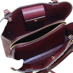 Michael Kors Handbag Kimberly Small Satchel 35F9GKFS1V Dark Brown Bordeaux PVC Leather Women's MICHAEL KORS