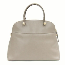 FURLA Handbag Piper G5996 Grey Leather Women's