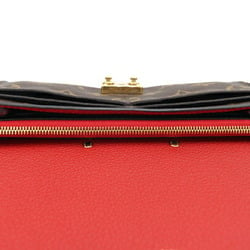 Louis Vuitton Bi-fold Long Wallet Monogram Portefeuille Pallas M58414 Cerise Red Women's LOUIS VUITTON