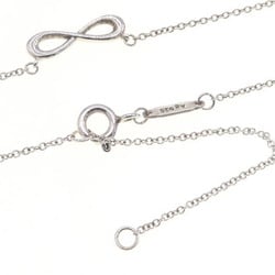 Tiffany Necklace Infinity SV Sterling Silver 925 Pendant Choker Women's TIFFANY & CO