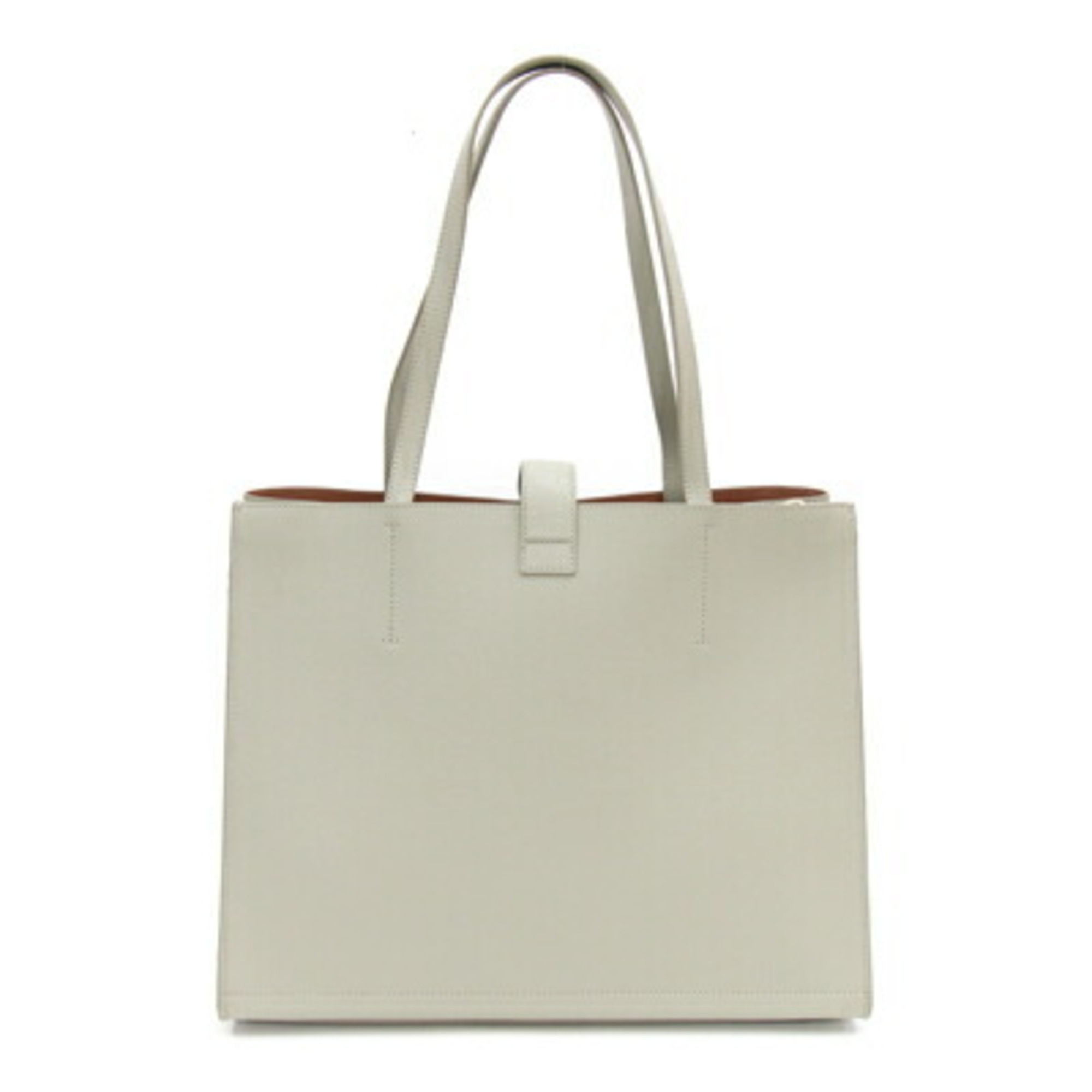 FURLA Tote Bag Grey Leather Women's