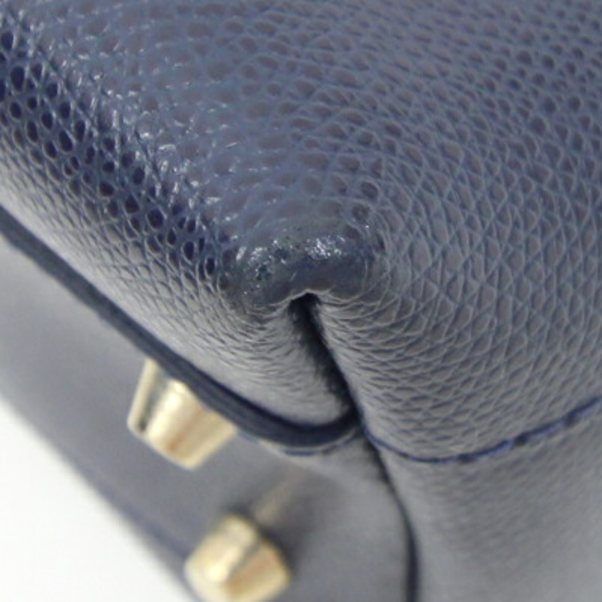 FURLA Handbag Piper G6865 Navy Leather Shoulder Bag Crossbody Women's