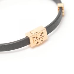 Tory Burch ELEANOR Bracelet GP (Gold Plated) Leather Women's Gold Black 160150720M L