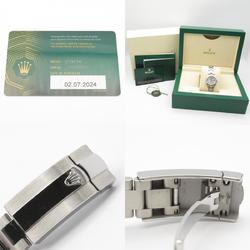 Rolex ROLEX Datejust 28 Random Number Wristwatch K18WG (White Gold) Stainless Steel Ladies White WH Shell NP 279174NG