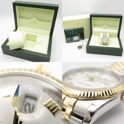 Rolex Datejust Random Number Wristwatch K18 (Yellow Gold) Stainless Steel Men's White RO 116233