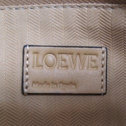 LOEWE Puzzle Bum Bag Small Shoulder Leather Men Women Brown Canel