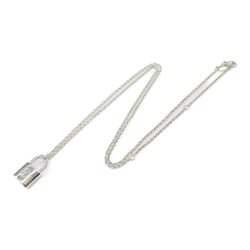 Louis Vuitton LOUIS VUITTON Lockit Learn Necklace Silver 925 Men's Women's D03273