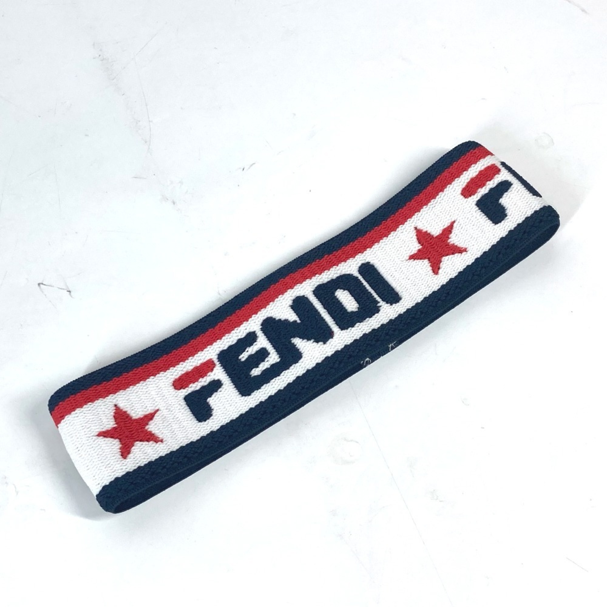 FENDI Fendi FILA collaboration headband hair band polyamide men women white