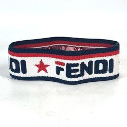 FENDI Fendi FILA collaboration headband hair band polyamide men women white