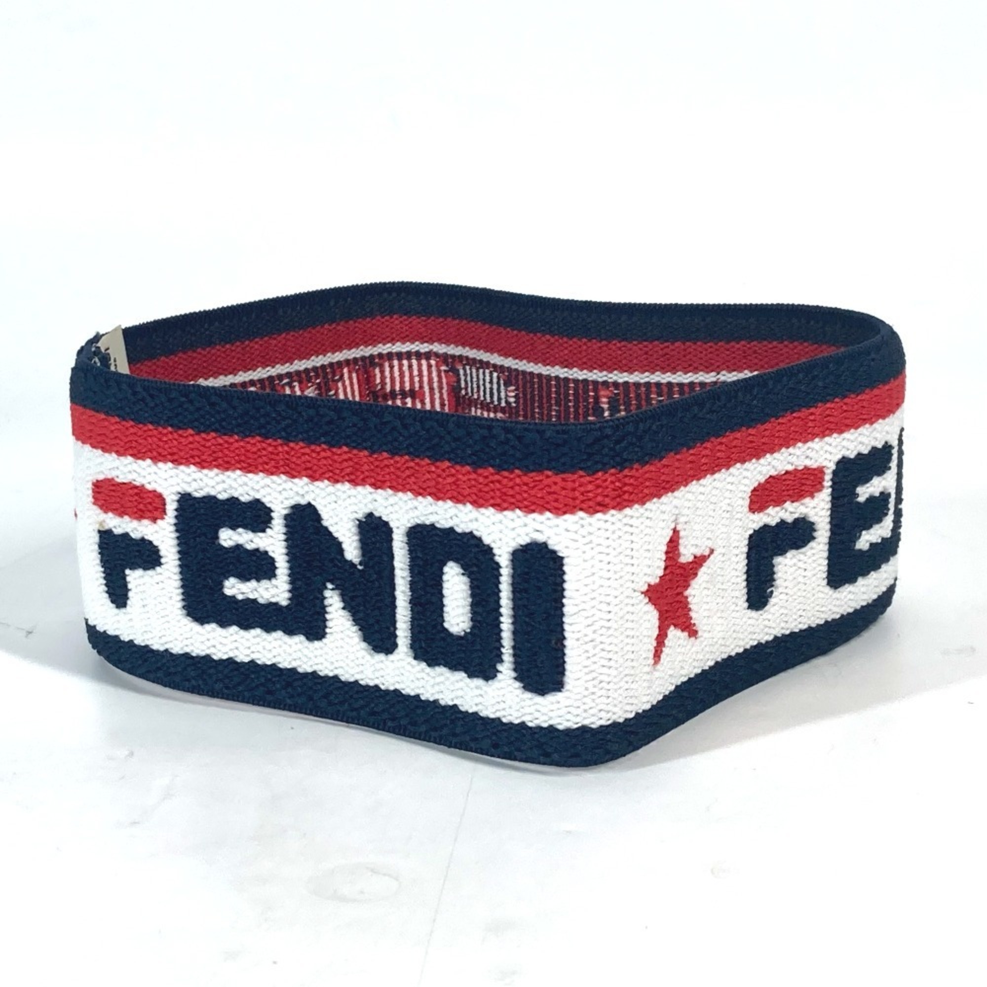 FENDI Fendi FILA collaboration headband hair band polyamide men women white