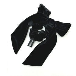 Dolce & Gabbana DOLCE&GABBANA Ribbon Hair Tie Scrunchie Velvet Women's Black