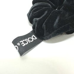 Dolce & Gabbana DOLCE&GABBANA Ribbon Hair Tie Scrunchie Velvet Women's Black