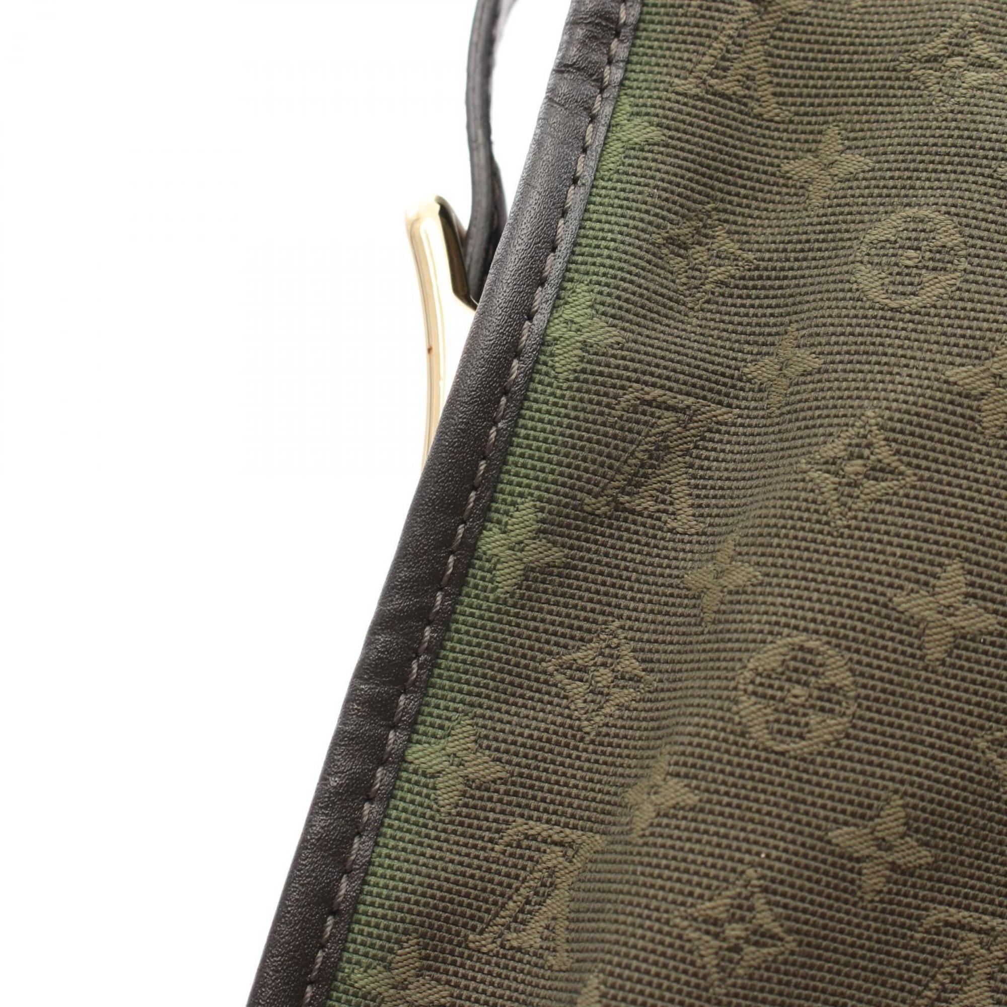 Louis Vuitton LOUIS VUITTON Bélanger Monogram TST Khaki Shoulder Bag Canvas Leather Women's M92673